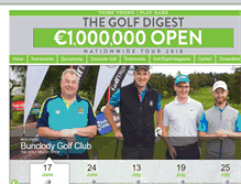 Tablet Screenshot of golfdigestevents.ie